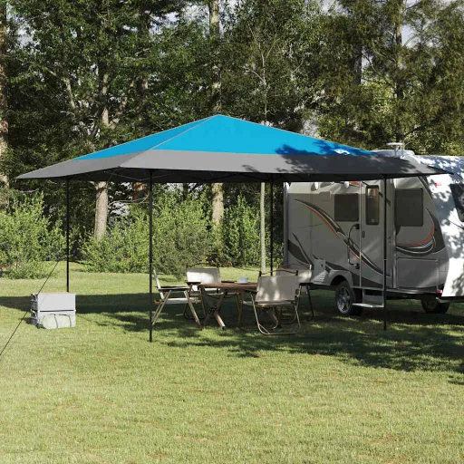 Carpa Dosel Manual Azul 395 x 395 x 251 cm Tela