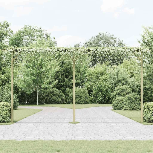 Pérgola de Jardín de Madera 410x40x203 cm