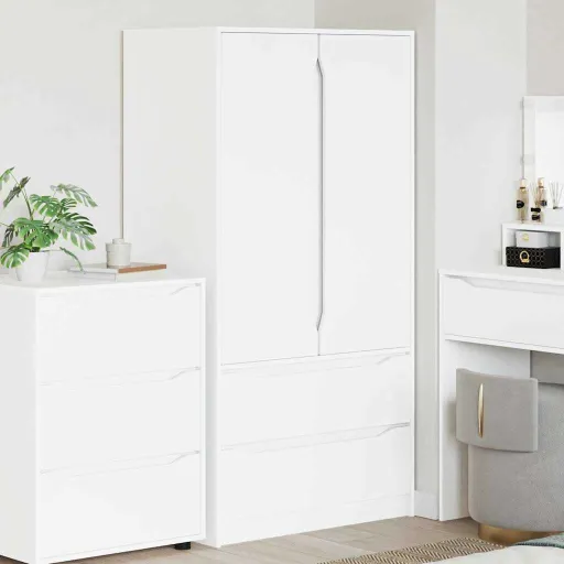 Gabinete de Baño Manual 79,5 x 49 x 156 cm Madera Contrachapada
