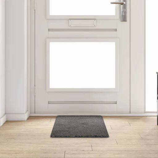 Runner de Alfombra Gris 50 x 100 cm