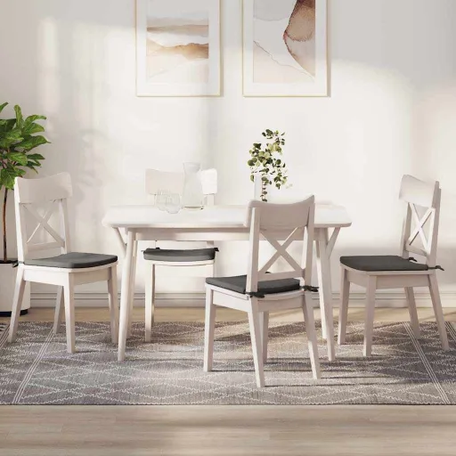 Cojines Para Asiento   Gris Claro 40 x 40 x 3 cm (4 pcs)