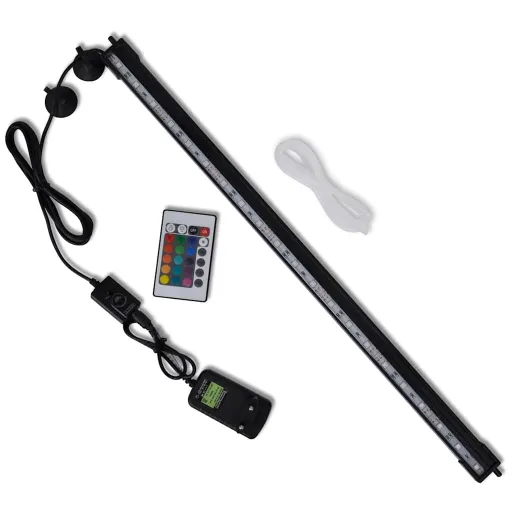 Lámpara de Burbujas de Acuario RGB 56,5 cm