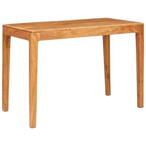 Mesa de Comedor Marrón 110 x 55 x 76 cm Madera de Acacia Sólida