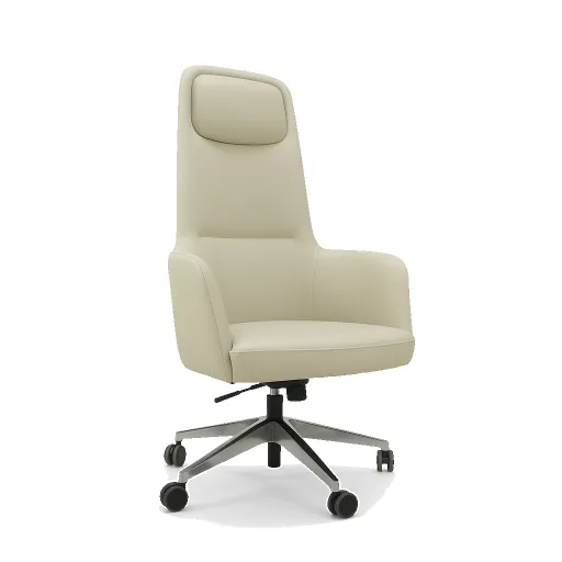 Silla Ejecutiva Beige – ¡Elegancia y Confort Profesional!
