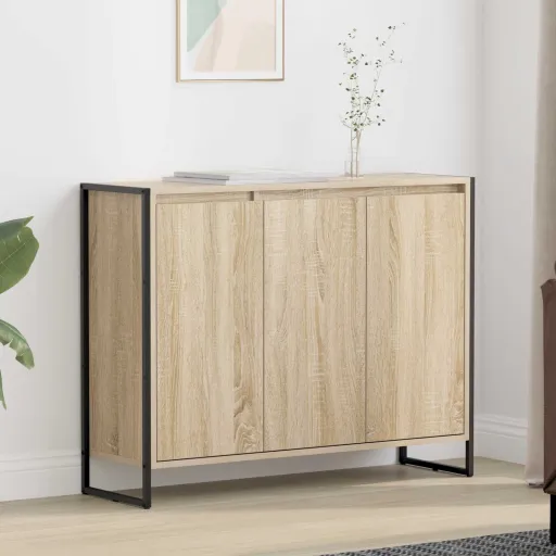 Armario Auxiliar Sonoma 96,5 x 30 x 75 cm Madera Contrachapada