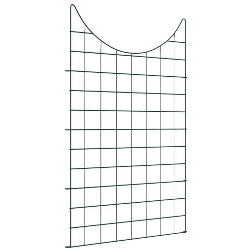 Juego de Cercas Para Estanque   Verde 50 x 80 cm Acero (8 pcs)