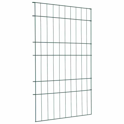Juego de Cercas Para Estanque   Verde 50 x 80 cm Acero (8 pcs)