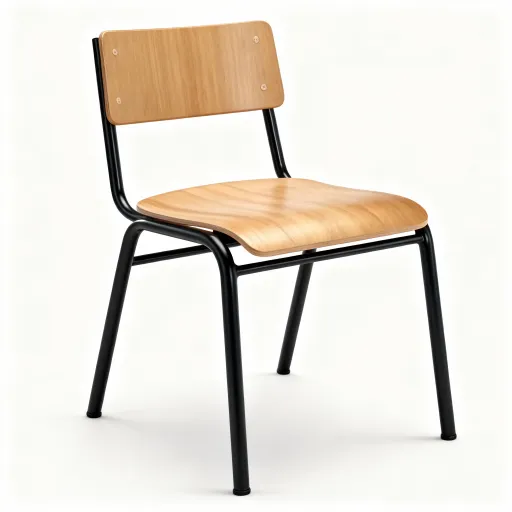 Silla Escolar 450mm 702N Apilable
