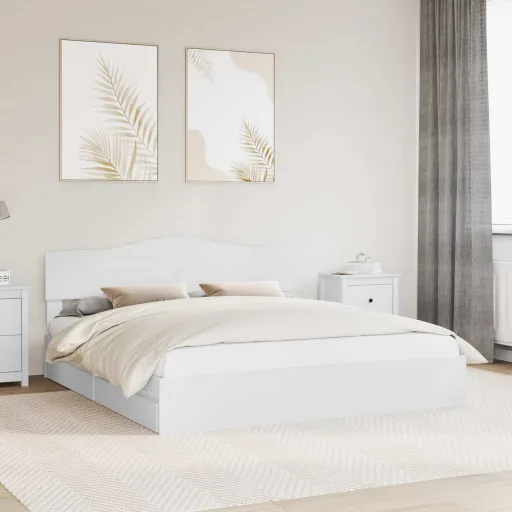 Cama Con Almacenamiento 180 x 200 cm Madera de Ingeniería