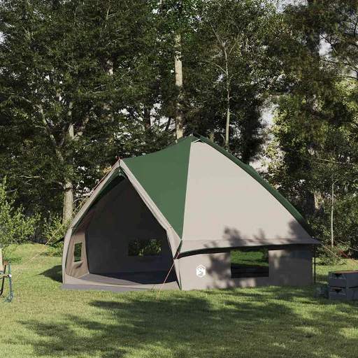 Tienda Tipi Con Techo Verde y 490 x 410 x 210 cm