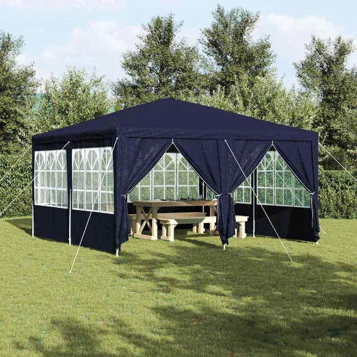 Carpa de Fiesta Azul 400 x 400 x 266 cm Polietileno