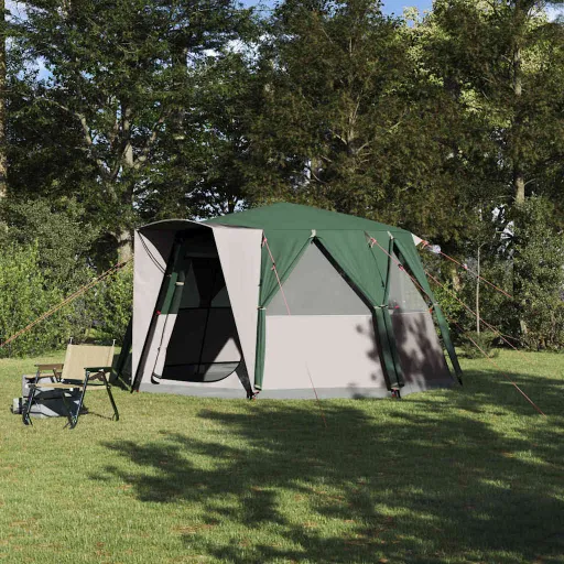 Tienda Cabaña Con Techo Verde 425 x 396 x 222 cm