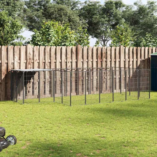 Perrera Negra 8,47 m² Acero