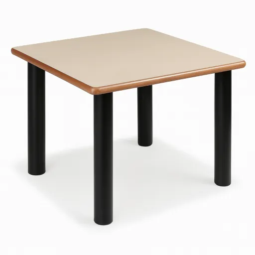 La Mesa de Recepción Andrea, Con Tablero en MDF Acabado Haya y Medidas de 60x90cm