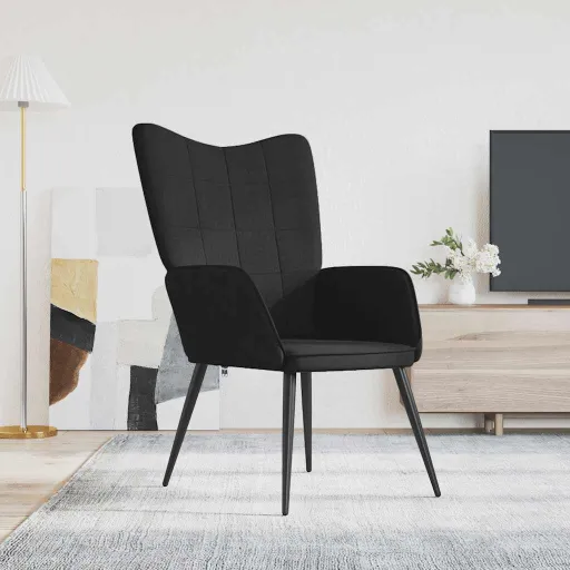 Sillón de Relax de Tela Negro