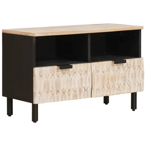 Mueble de TV Con Cajón Acabado de Lavado 70 x 33 x 46 cm