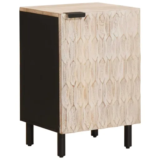 Mueble de Cuarto de Baño 38 x 33 x 58 cm Madera de Mango Maciza