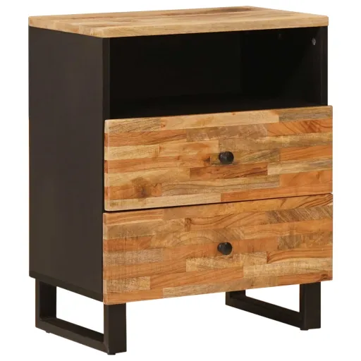 Mueble Cama Marrón 50 x 33 x 62 cm Madera de Mango Maciza