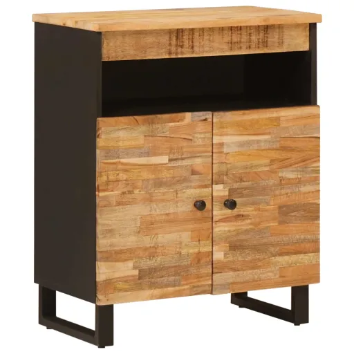 Armario Auxiliar Marrón 60 x 33 x 75 cm Madera de Mango Maciza