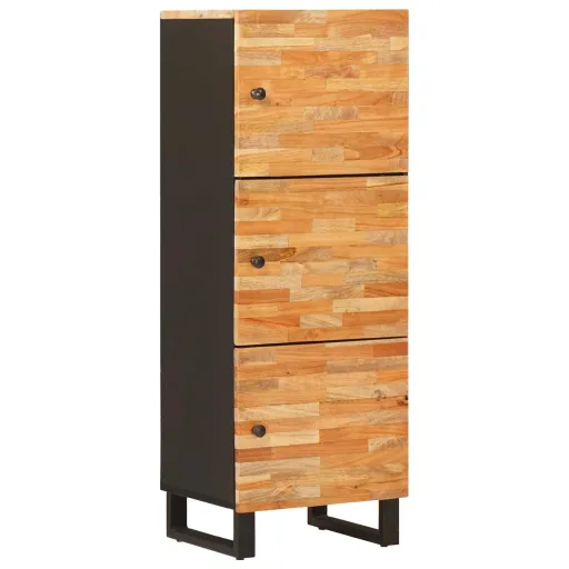 Alto Almacenamiento Con Estante Marrón 40 x 33 x 110 cm