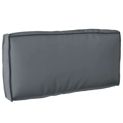 Cojín Antracita 80 x 40 x 12 cm Tela Oxford