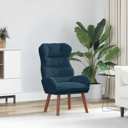 Sillón Azul 69 x 74 x 93 cm Terciopelo