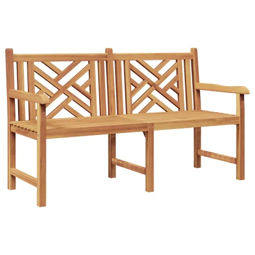 Banco Marrón 150 x 60 x 90 cm Madera de Teca Maciza