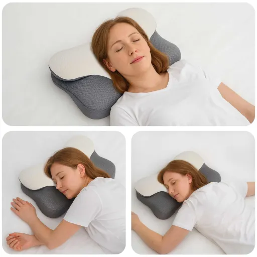Cojín Para el Cuello Con Almohada 57 x 36 x 13 cm Poliéster