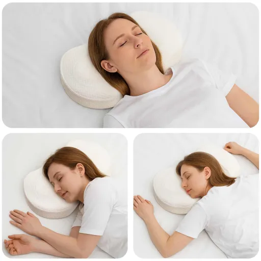 Cojín Para el Cuello Con Almohada 53 x 35 x 11 cm Poliéster