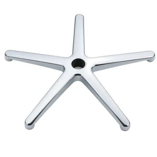Base De Aluminio Plana Cromada 680mm