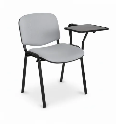 Silla de Formación Con Paleta Gris Plata Madrid