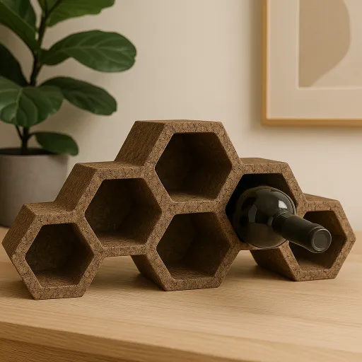 El Botellero Para 6 Botellas de Corcho Winehome S