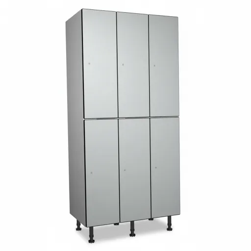 Taquillas Fenólicas 1900x900x500 mm Triple 6 Puertas