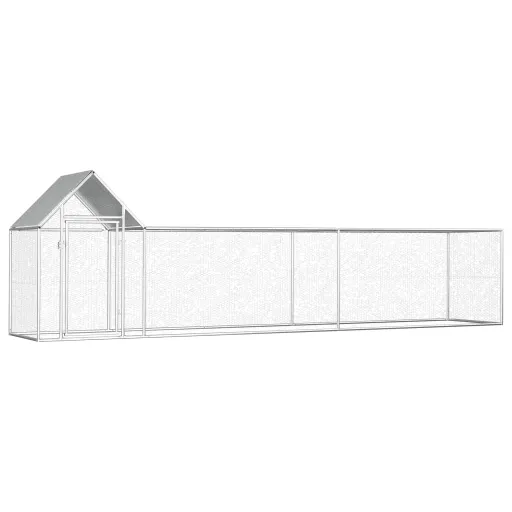 Gallinero Acero Galvanizado 5x1x1,5 m