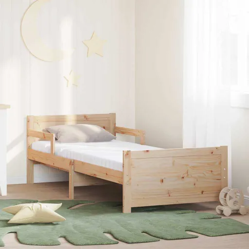 Estructura de Cama Marrón 80 x 200 cm Madera de Pino Macizo