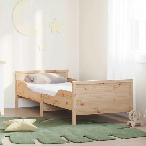 Estructura de Cama Marrón 80 x 200 cm Madera de Pino Macizo