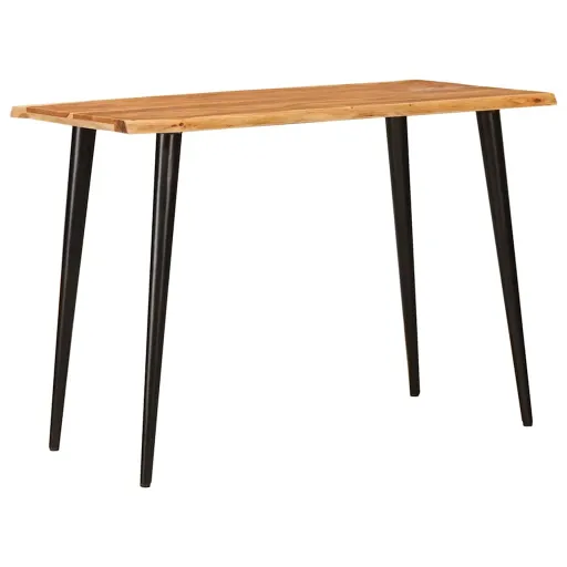 Mesas de Comedor Marrón y Negro 110 x 55 x 78 cm