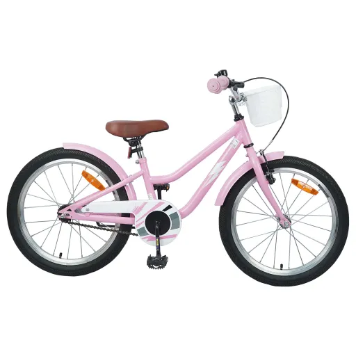 Bicicleta Infantil 20 Pulgadas Para 6-11 Años Rosa Claro