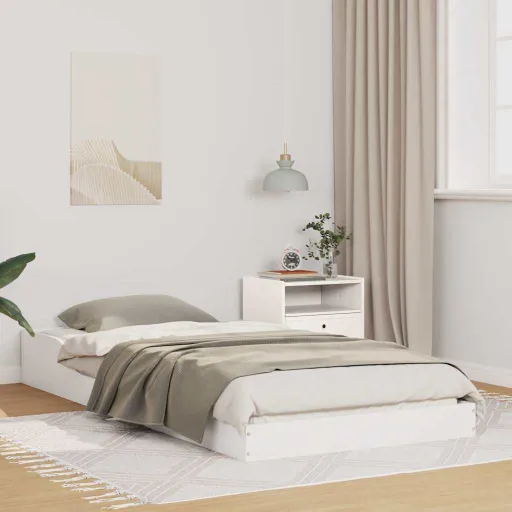 Estructura de Cama 75 x 190 cm Madera de Pino Macizo