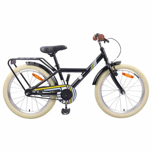 Bicicleta Infantil 20 Pulgadas Para 6-11 Años Negro