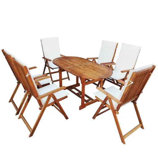 Juego de Muebles Marrón Madera