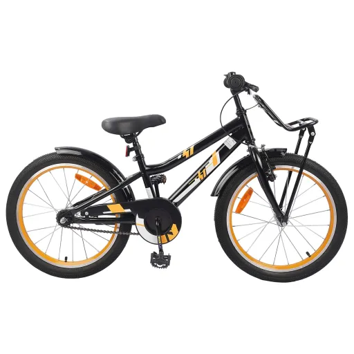 Bicicleta Infantil 20 Pulgadas Para 6-11 Años Naranja Negro