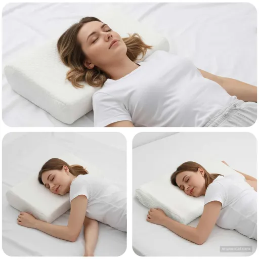 Almohada Para Dormir Liso 60 x 37 x 12,5 cm
