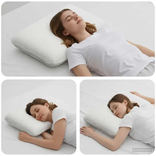 Almohada Para Dormir Liso 60 x 40 x 13 cm