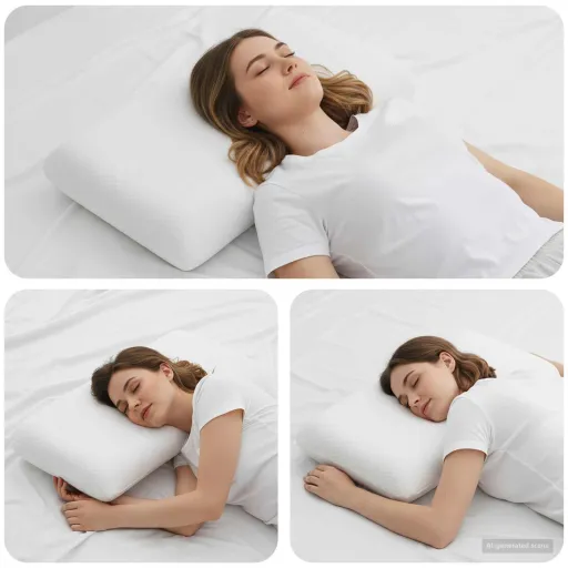 Almohada Para Dormir Liso 60 x 40 x 13 cm
