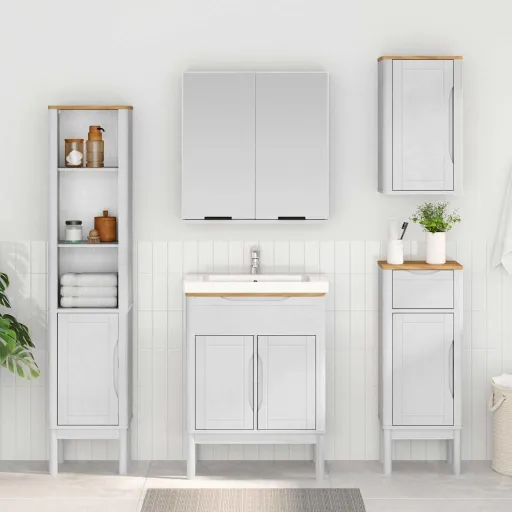 Mueble de Cuarto de Baño Con Cajón FLORO 35 x 30 x 90 cm