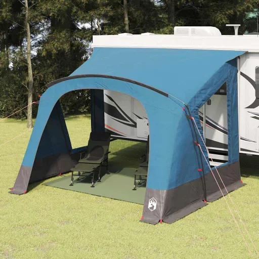 Tienda de Caravana Con Techo Azul 410 x 275 x 245 cm