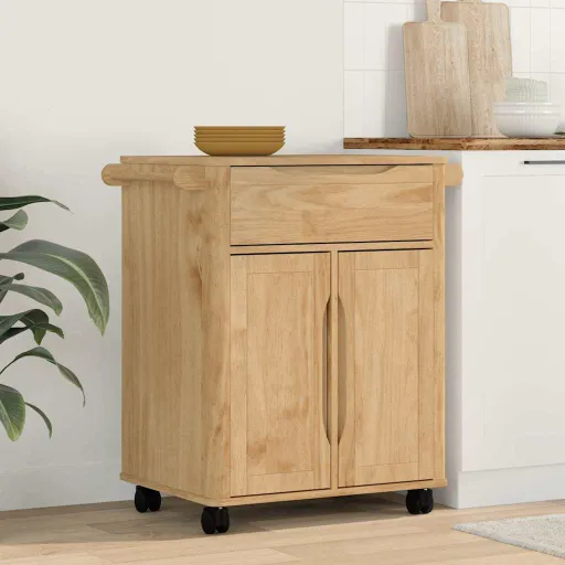 Carro de Cocina FLORO Marrón Cera 72,5 x 45 x 80 cm