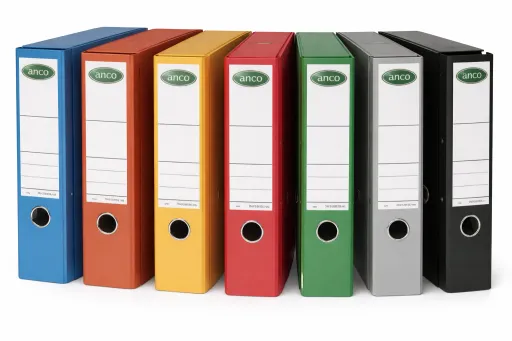 Carpeta De Archivo 2002 Lomo Estrecho – 5 Unidades Con Caja Forrada Verde