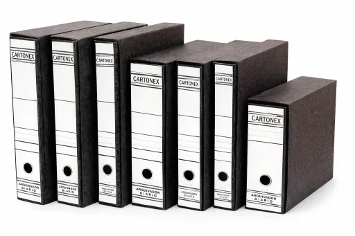 Carpeta De Archivo Lomo Estrecho Fibra Cartonex – 10 Unidades